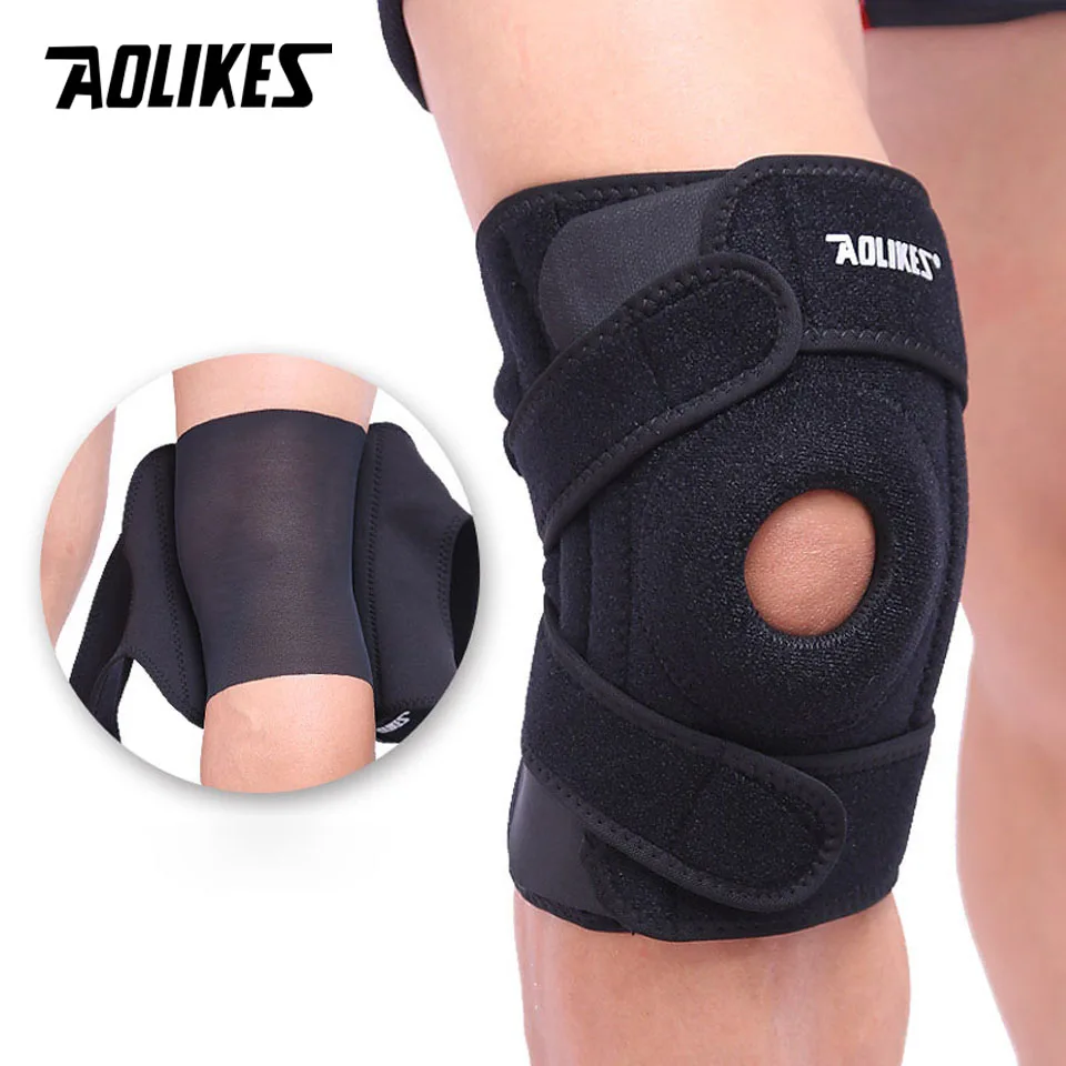 Buy AOLIKES Adjustable Elastic Knee Support Brace