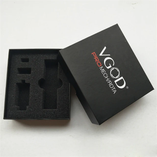 Manufacturer Custom Black Matte with lid rigid box Printed logo