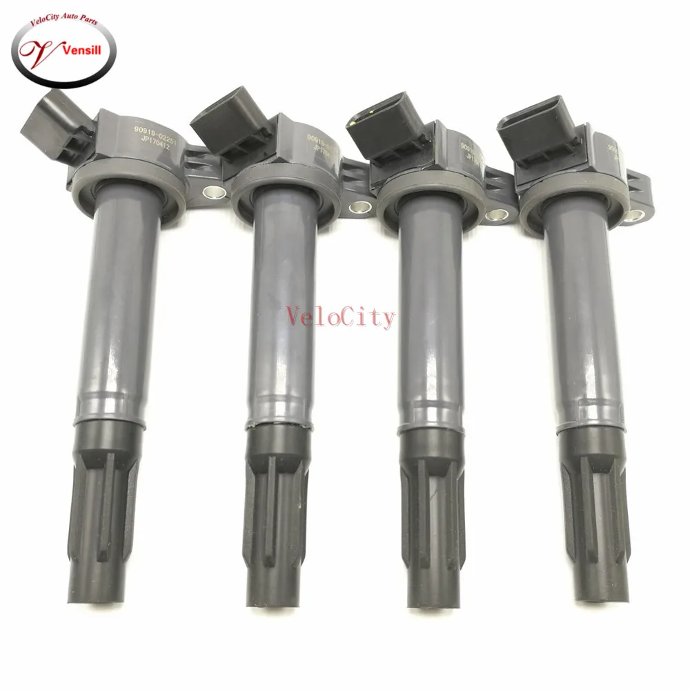 4 PCS Ignition Coils Part No 90919 02251 90919 A2002 Fits 06 12 Lexus ES240 ES350 08 16 Venza