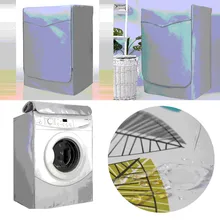 Водонепроницаемый чехол для стиральной машины на молнии защита от пыли