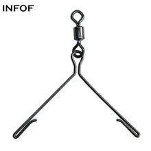 200 шт./лот 3 разъём(ов) тяжелых вертлюги рыболовные снасти 3 разъём(ов) поворачивается рыбалка разъем рыбалка поплавок крючки рыболовные блесна воблеры воблер леска плетеная