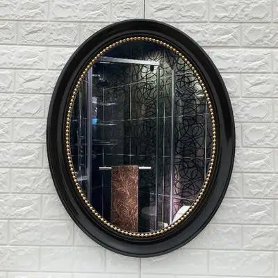 73 см x 58 см American Retro Ванная комната зеркало Северной Европы Ванная комната туалет вешалка настенная косметическое зеркало - Цвет: 10