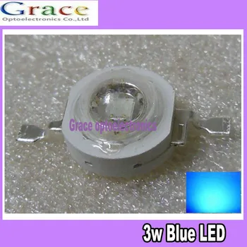 

100PCS 3W Royal Blue 450-455nm High Power LED Emitter DC3.5-3.8V 700mA 40LM