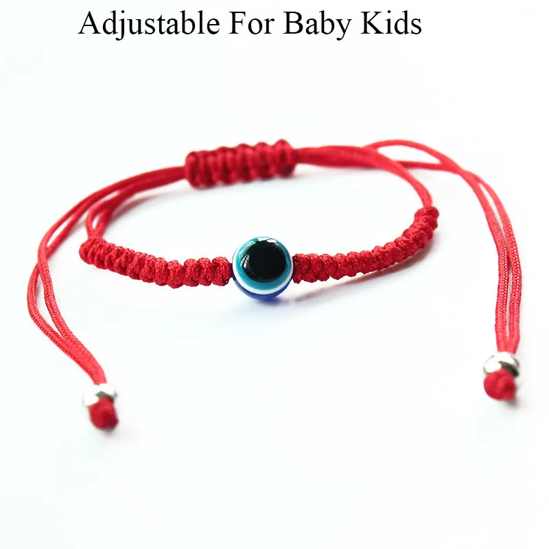 Evil Eye Charms Thin Red Thread Bracelet String Braided Bangles Rope Unisex Red