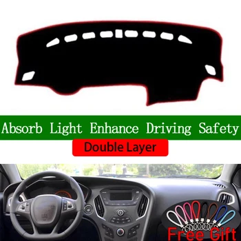 

Double Layer Car Stickers For GAC Trumpchi GA3 GA3S 2013 2014 2015 2016 Dashboard Cover Car Accessories Anti-UV Car Decals