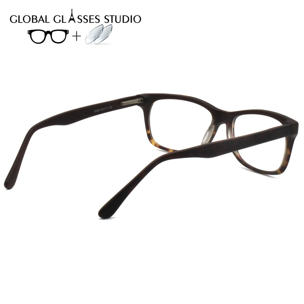 Brille Rezept Index 1 19566 Frauen Acetat Männer Objektiv Lesen Brillen Rahmen 56 Myopie EZqOPWF