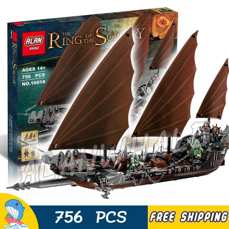 lego lotr pirate ship ambush