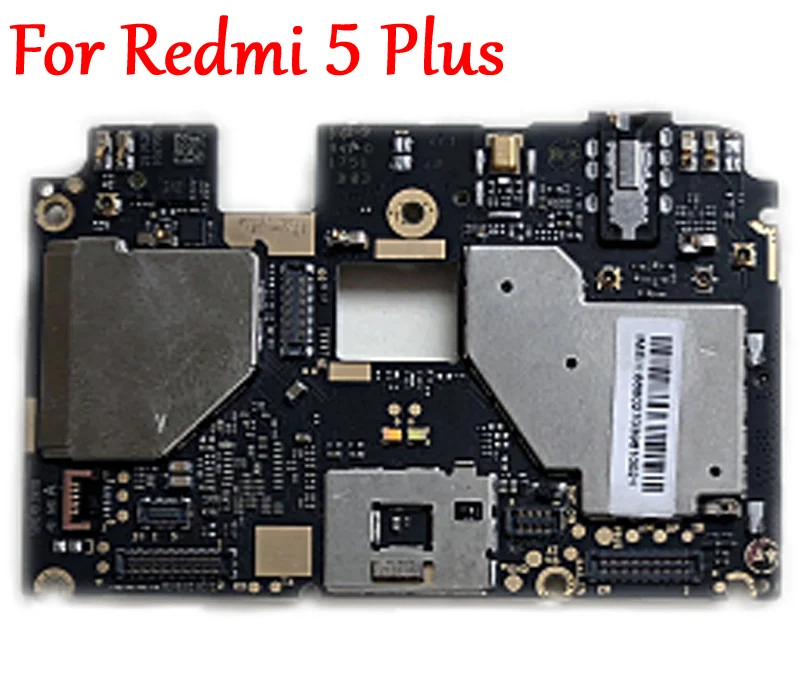 

Global Firmware Tested Full Work Original Unlock Motherboard For Xiaomi Hongmi Redmi 5 Plus Logic Circuit Board Electronic Plate