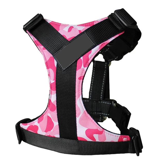 Durable Reflective Nylon Large Pet Dog Harness Adjustable Dog Vest Harness For Small Medium Large Dogs Pitbulls French bulldog