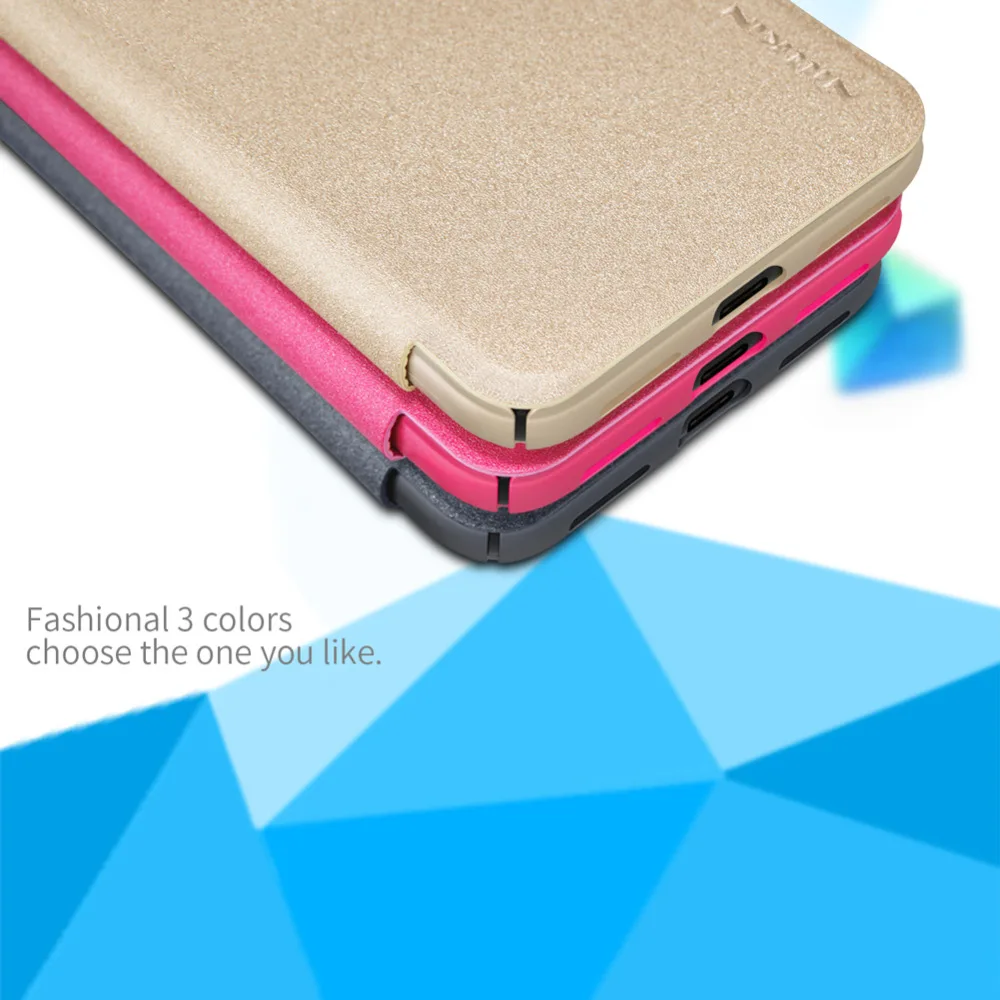 Для Xiaomi Redmi Note 7 7S чехол Nillkin Блестящий Роскошный кожаный флип-чехол для Redmi Note7 Note 7 Pro Book Fundas чехол s