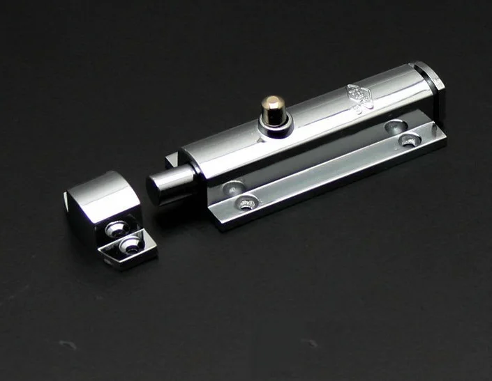 Zinc Chrome Spring Loaded Push Button Door Latch Boltin Door Bolts