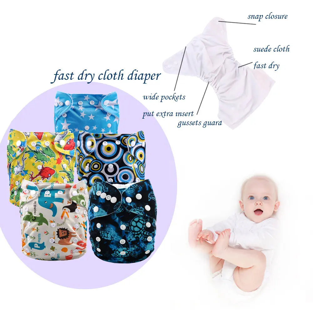 pattern pul lovely baby cloth diaper,eco friendly,reusable,washable