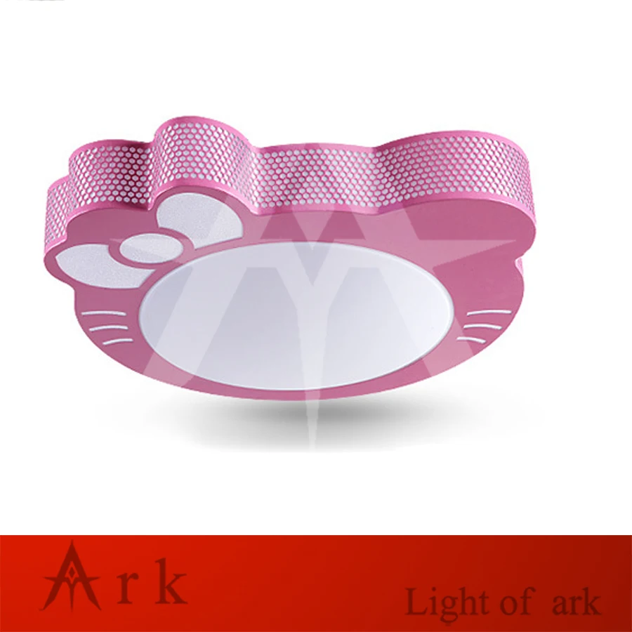 

Modern child baby room LED Ceiling Lamp dia 31cm Kitty cat Children's Lights White/Pink 15W SMD LED Electrodeless Lighting