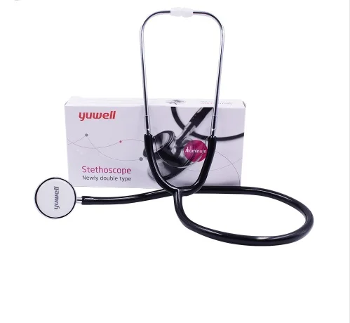 Yuwell Professional Dual Medical Stethoscope Medical Devices Fetal Heart Rate Cardiology Lung Monitor Home Health Care