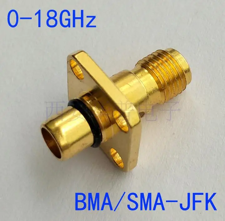 

BMA/SMA-JFK Transfer Joint 18G Test Transfer Joint BMA Head to SMA Head RF Connector