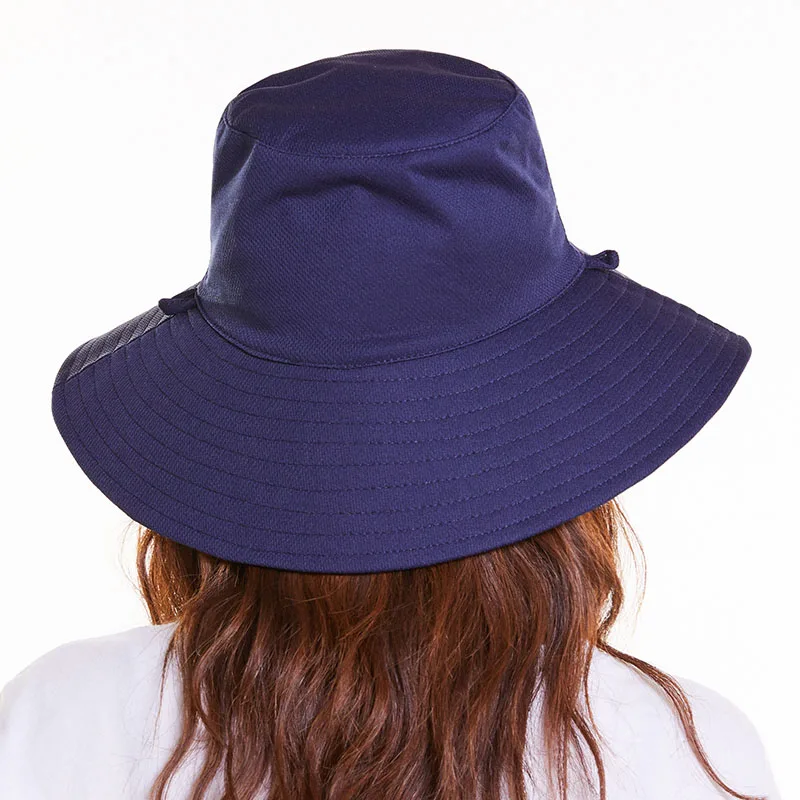 С широкими полями однотонная Повседневная Панама шляпа женская панама шапки двухсторонняя ноская желтая взрослая хлопковая плоская шапки для рыбаков шляпа для сафари