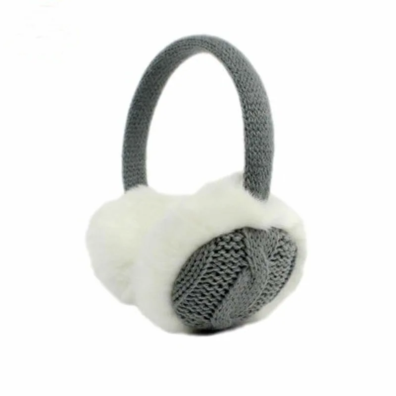 Muffs หูฤดูหนาว Warm ถัก Earmuffs ตุ๊กตาสั้นแฟชั่นหู Warm Cotton Line