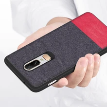 For Oneplus 7 Pro Case Ultra-thin Fabric Texture Soft Silicone Back Cover For Oneplus 7 Pro oneplus 6