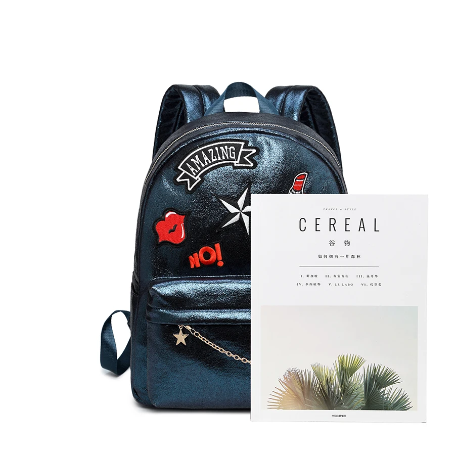 Aorda модные женские туфли рюкзак отражение Цвета розовый синий рюкзаки для