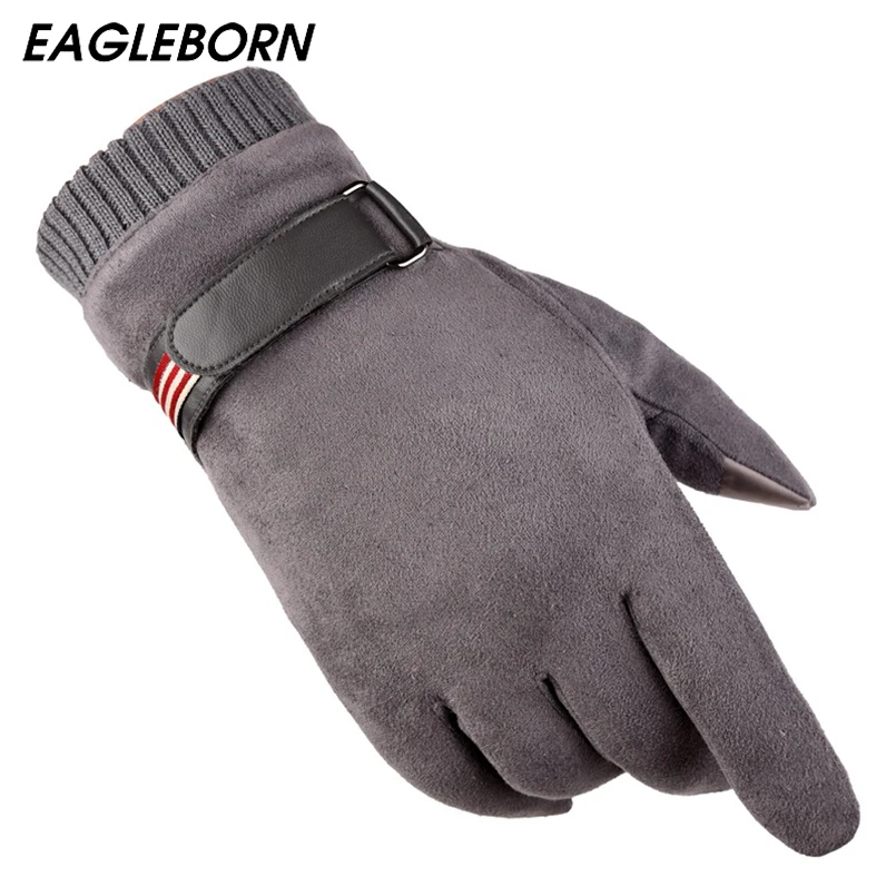 EAGLEBORN Men's Gloves Full Finger Smartphone winter gloves Touching Screen Cashmere Gloves Mittens Windproof Cold Weather EAGLEBORN Men's Gloves Full Finger Smartphone winter gloves Touching Screen Cashmere Gloves Mittens Windproof Cold Weather
