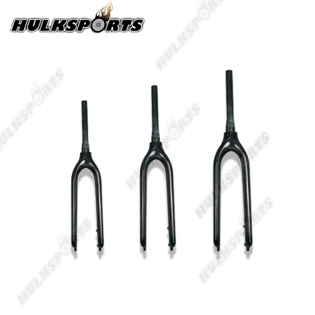 Cheap Full carbon fiber mtb fork 26er 27.5er 29er mountain bikes fork for disc brake cycling bicycle 29 27.5 26 rigid front fork 