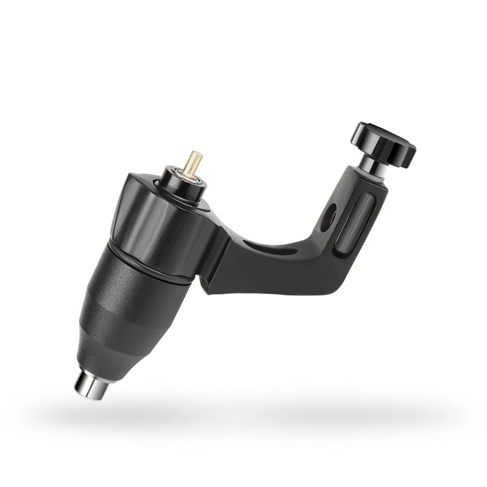 

1pcs Microblading Rotary Tattoo Machine High Quality Adjustable Stroke Direct Drive RCA Cord Professional Gun Black Color Tattoo