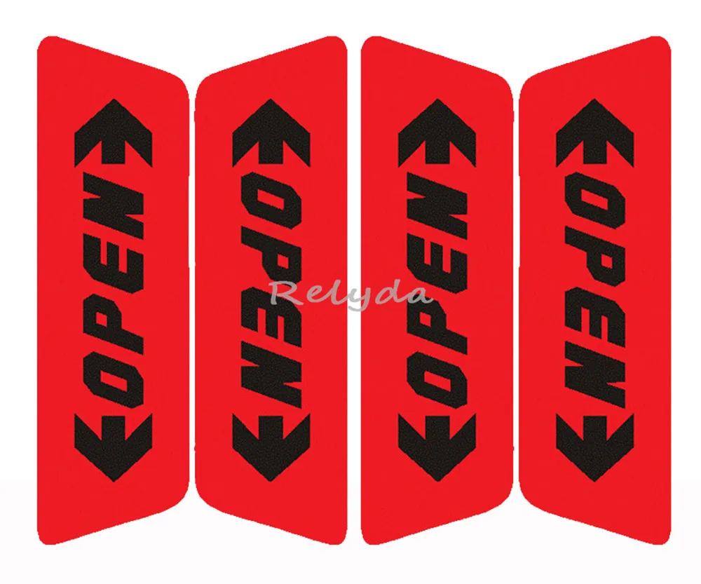 4pcs/pack Free shipping auto door car door OPEN warning caution