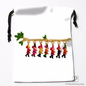 

Custom Snow White Seven Dwarfs Drawstring Bags Travel Storage Mini Pouch Swim Hiking Toy Bag Size 18x22cm#0412-03-01