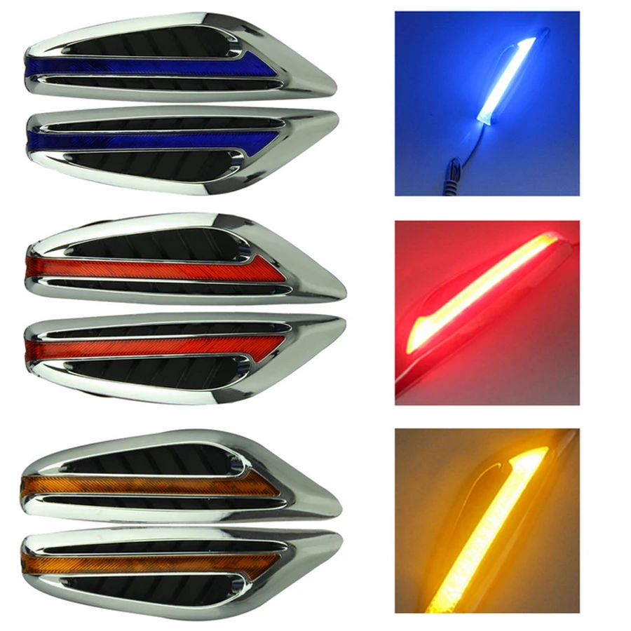 車のスタイリングのステアリングオート Led ライトウインカーフェンダーサイドランプ Dc12v ブレード形状サイドライトマーカーターン信号光新しい Side Light Turn Signal Lightsignal Light Aliexpress