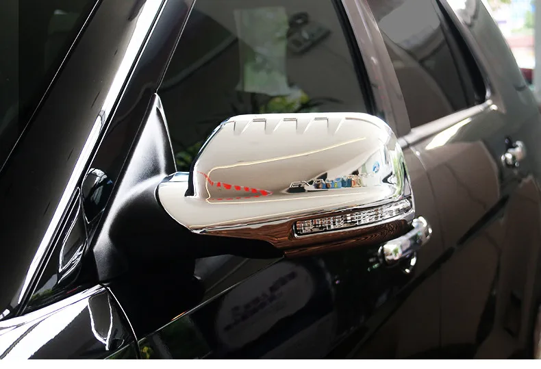 Для Ford Explorer Автомобильная Боковая дверь зеркало заднего вида наружное покрытие ABS хромированное 3 м паста установка