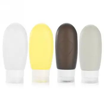 

Silicone Travel Bottle Cream Shampoo Liquid Cosmetic Storage Bottle Portable Container