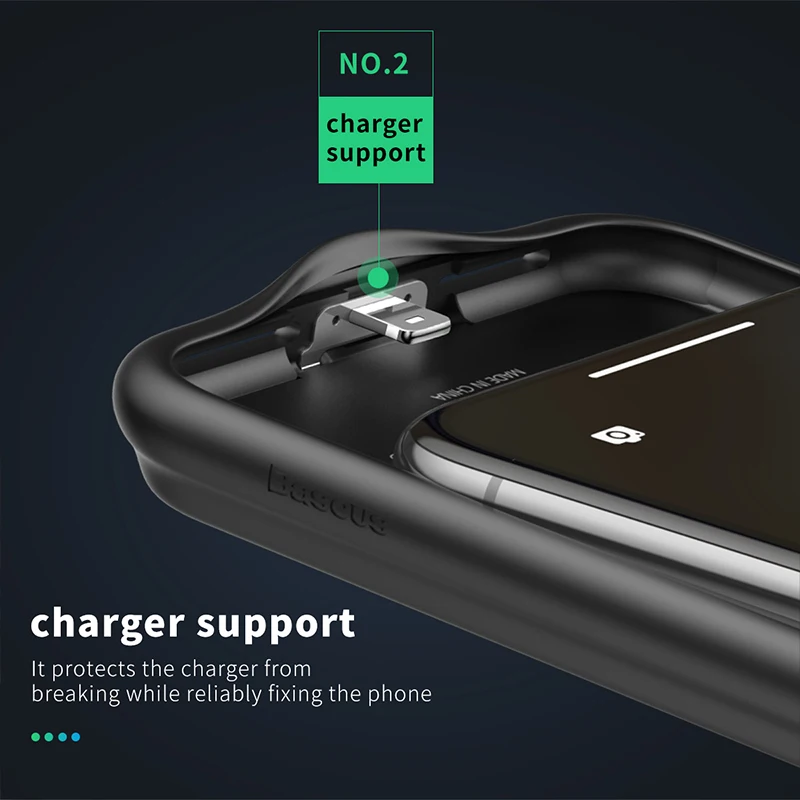 Baseus Battery Charger Case For iPhone X Xs Xs Max Xr Powerbank Case External Battery Charging Pack Backup Case For iPhone X Xs