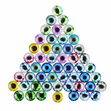 48 Pcs lot 20MM Glass Dolls Eye DIY Bear Cat Craft Eyes for Toy Cartoon Animal