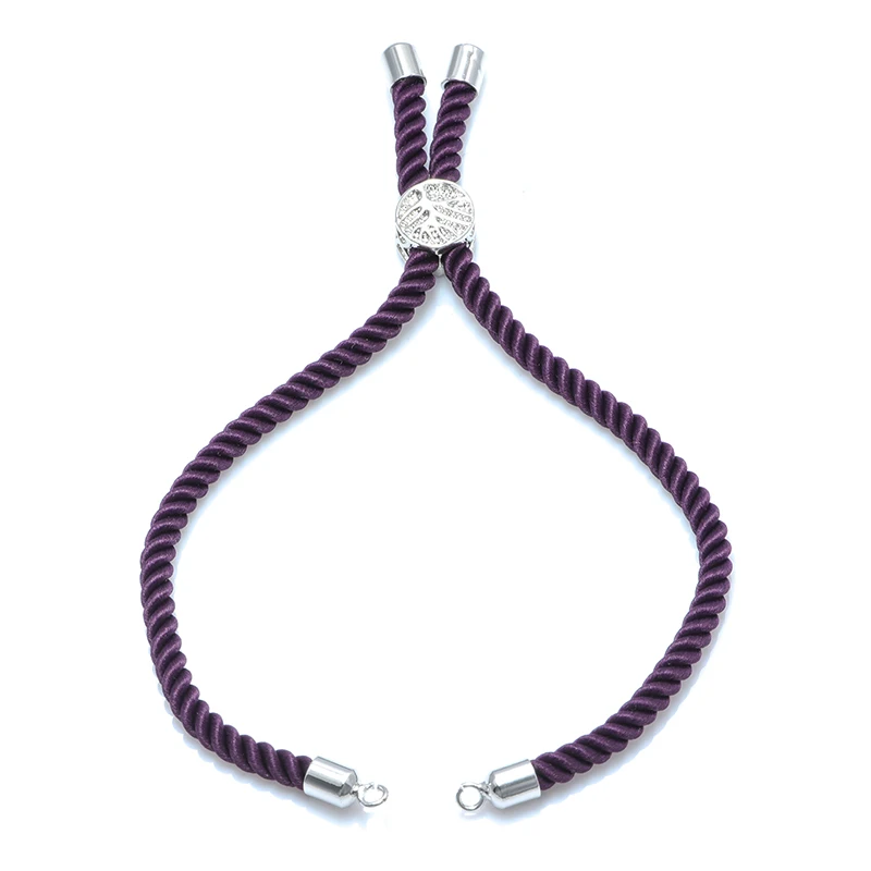 4 шт. 12 цветов черная красная струнная плетеная веревка макраме шнур цепи регулируемые цепочки для изготовления браслетов