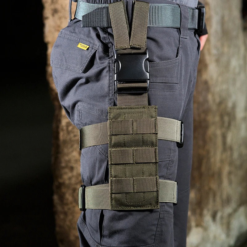 OneTigris Tactical Drop Leg Platform 1000D нейлон MOLLE мини-ножная панель с быстроразъемной пряжкой для охоты/пейнтбола/страйкбола