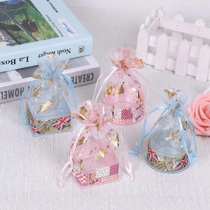 

20pcs Candy Bags Gift Box Baby Shower Birthday Party Decor Gift Bags gift boxes for candy Wedding Favor Box