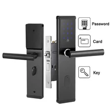 Electronic Security Door Lock Touch Keypad Password Door Lock Smart Digital Combination Passcode Door Lock For Home Office Door