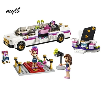 

mylb 278Pcs Friends Pop Star Limo Building Kit Sets Friends For Girl Blocks Girl Friends Toys DIY