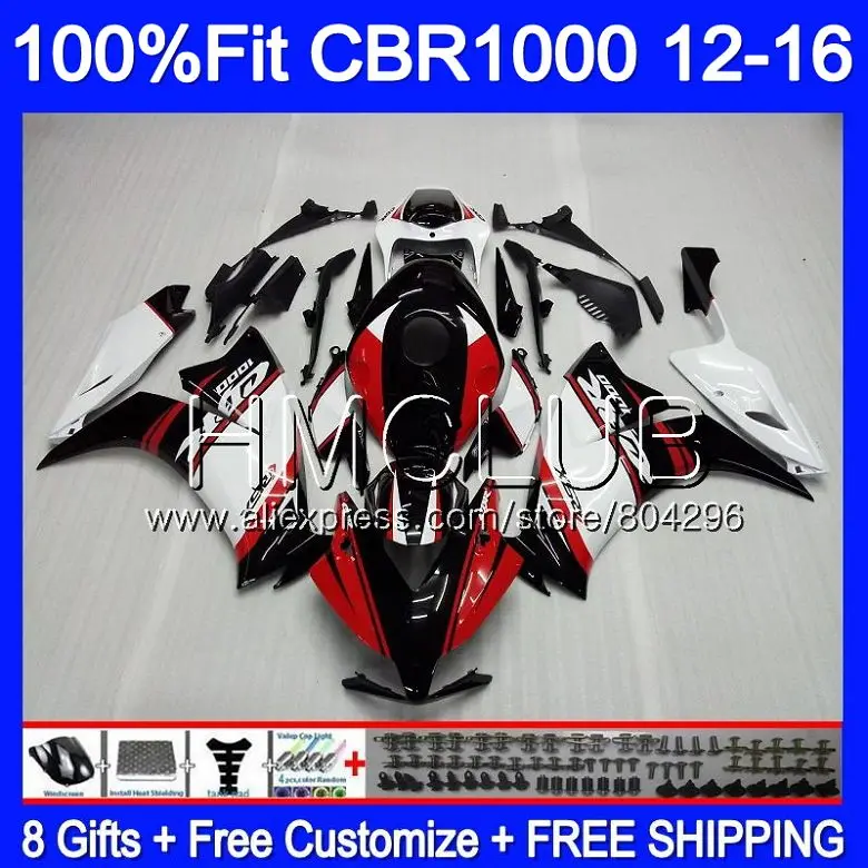 

Injection For HONDA CBR1000 RR 2012 2013 2014 2015 2016 74HM.12 CBR 1000RR 1000 RR CBR1000RR 12 13 14 15 16 Black white Fairing