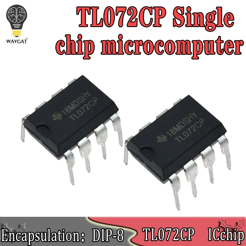 10 шт. TL072CP DIP8 TL072 DIP TL072CN 8 Операционные усилители Op Amps двойной низкий уровень шума