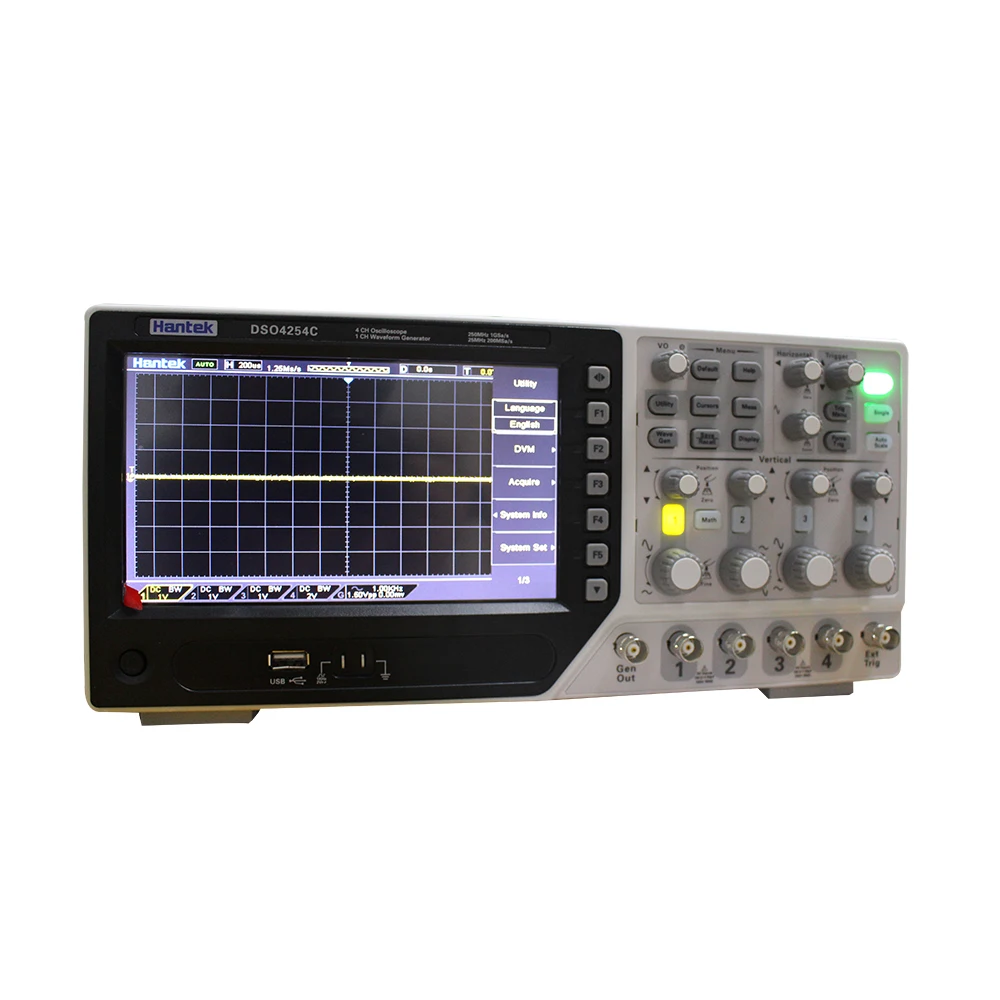 Hantek DSO4254C 4CH 1GS/s частота выборки 250 МГц полоса пропускания цифровой осциллограф