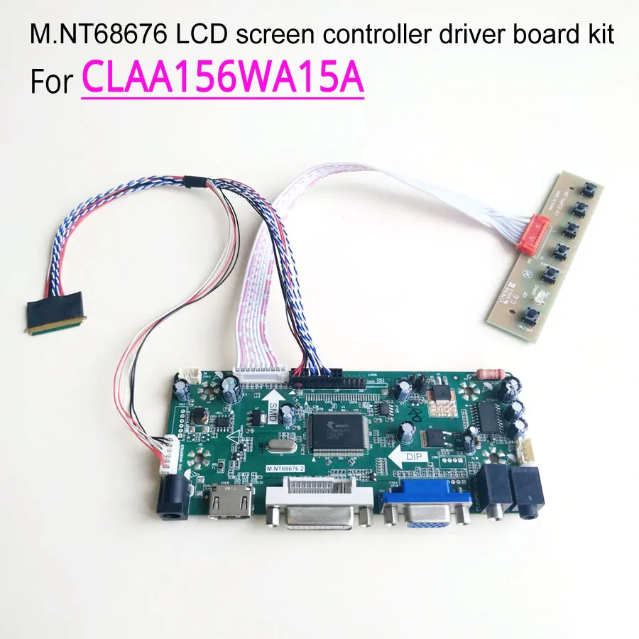 For CLAA156WA15A LVDS 40 pin 15 6 inch 1366 768 60Hz laptop LCD screen WLED HDMI