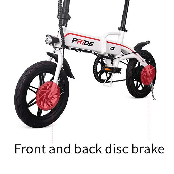 Flash Deal 14inch Aluminum Folding Electric Bike 36V10A Lithium Battery 350W Powerful Motor electric Bicycle Scooter e bike City road ebike 10