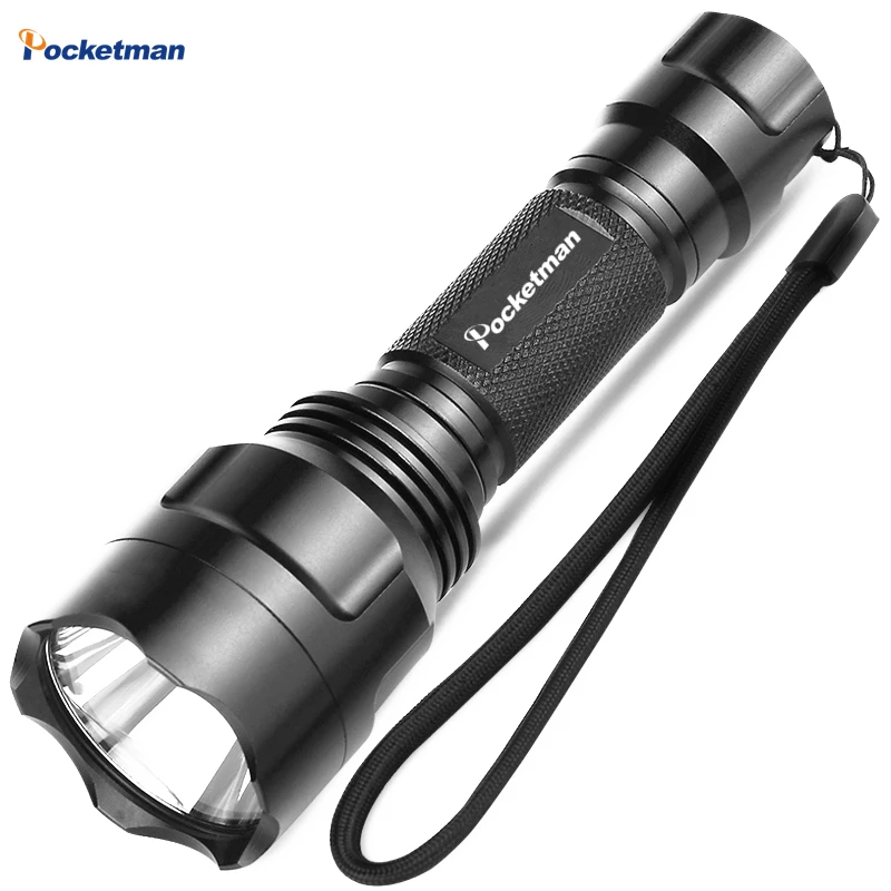 

high-quality 3800LM 5 Modes XM-L2 Black Waterproof LED Flashlight lantern LED Torch Free Shipping
