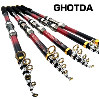 BIG PROMO ❤️ GHOTDA High Carbon Portable Telescopic Fishing Rod Carp Fishing Fishing Tackle - discount item 60% OFF Sports & Entertainment