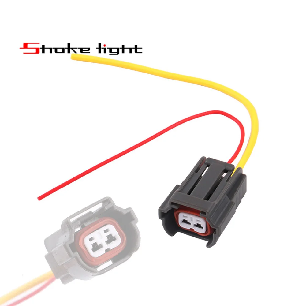 1Pcs 2Pin Fuel Injector Connector Plug For VW AUDI A4 A6 SKODA SEAT