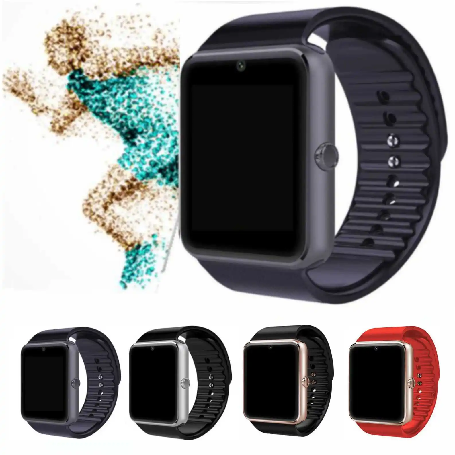 Slimy Bluetooth Smart Watch GT08 Support 2G SIM TF Card Camera for Android Phone Children Women