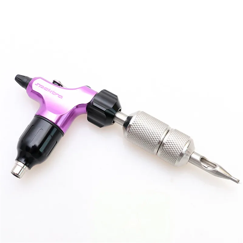 Фиолетовый Оранжевый HALO2 RCA Rotray Швейцарский двигатель татуировки пулемет+ Автоматическая блокировка Татуировки Ручка трубка поставка HCM02-OE - Цвет: Фиолетовый