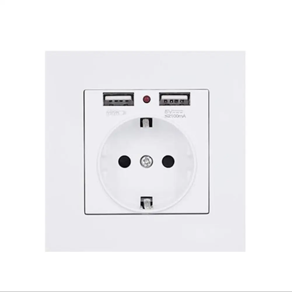 

German Socket with Dual USB 16A German Standard European Standard