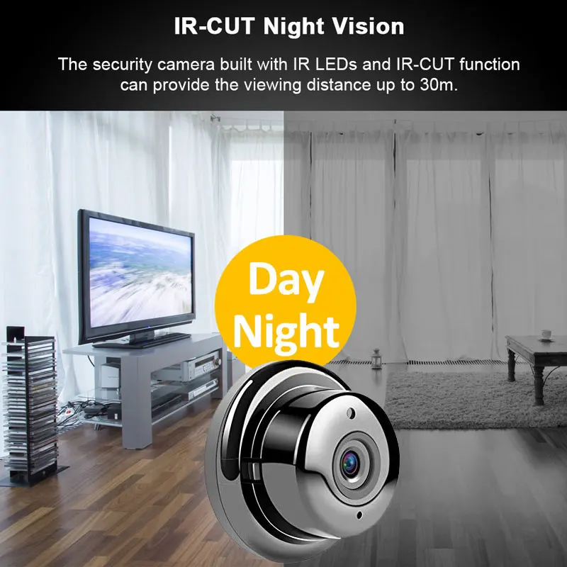  Vendita calda Macchina Fotografica del IP Wi-Fi Baby Monitor 1080P Rete CCTV Mini Macchina Fotograf
